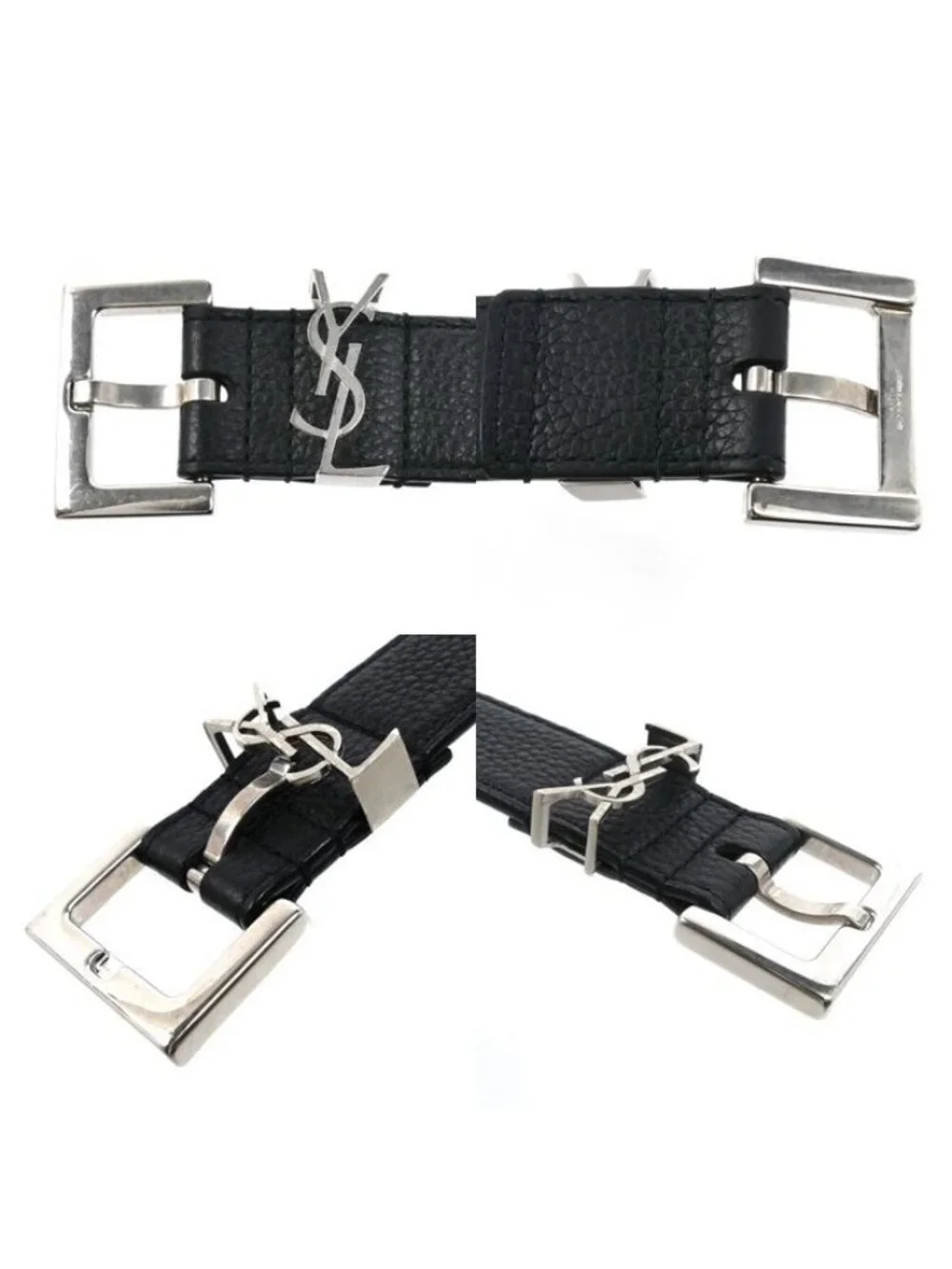 Saint Laurent Cassandra Belt Black
